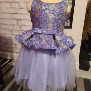 Periwinkle Peplum NWT